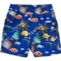Boys Trunks with Digit Prints